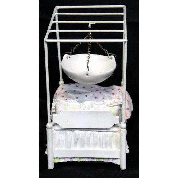 Yankee Candle Hanging Tart Warmer Bowl 4 Poster Bed Tea Light Shabby Cottage - Picture 4 of 11